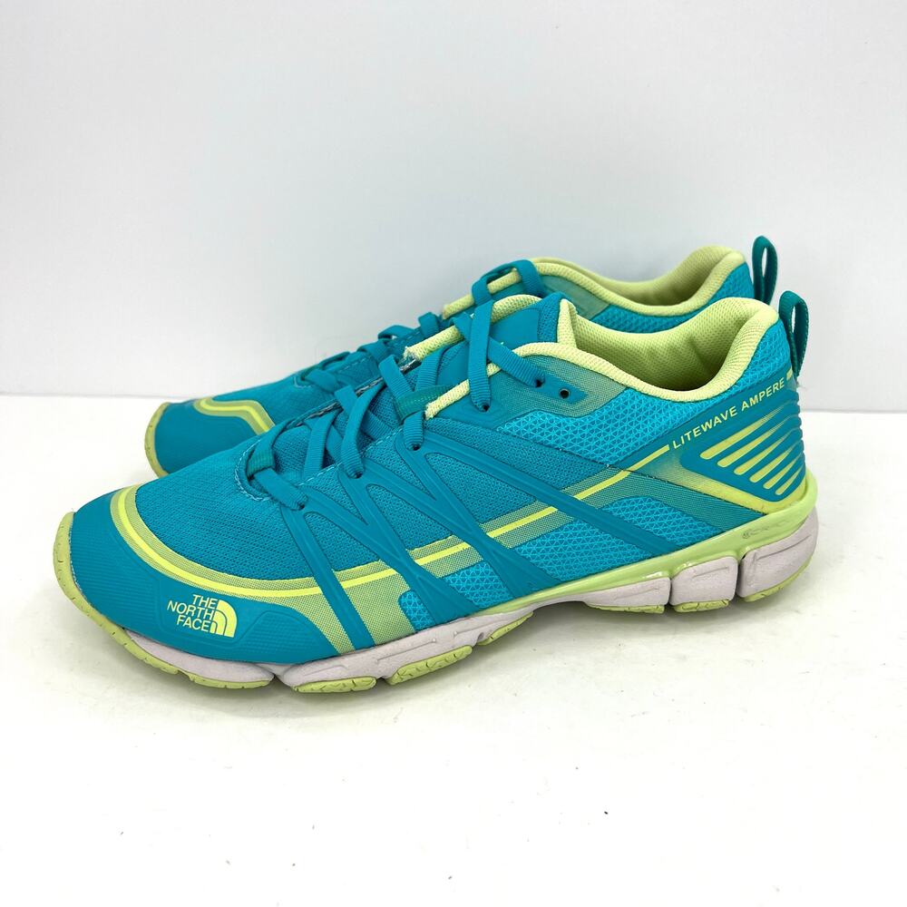 The North Face Litewave Ampere Hiking Women's Blue Mesh Sneakers Shoes